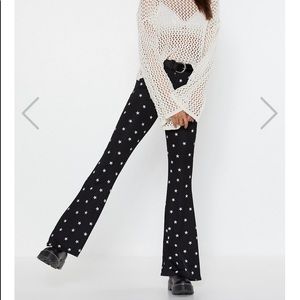 Star flare pants
